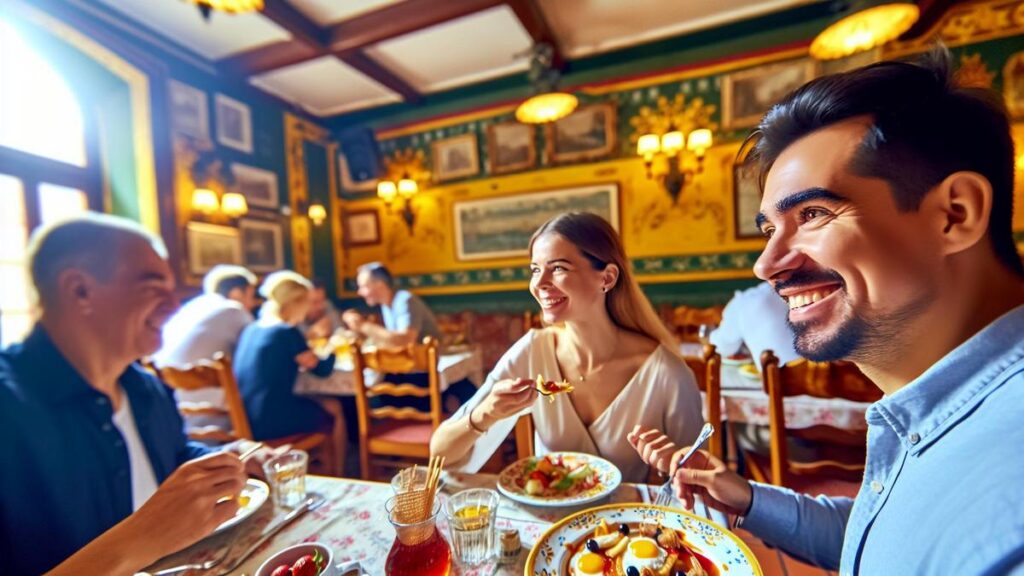 Egy vidám látogatás az étteremben!