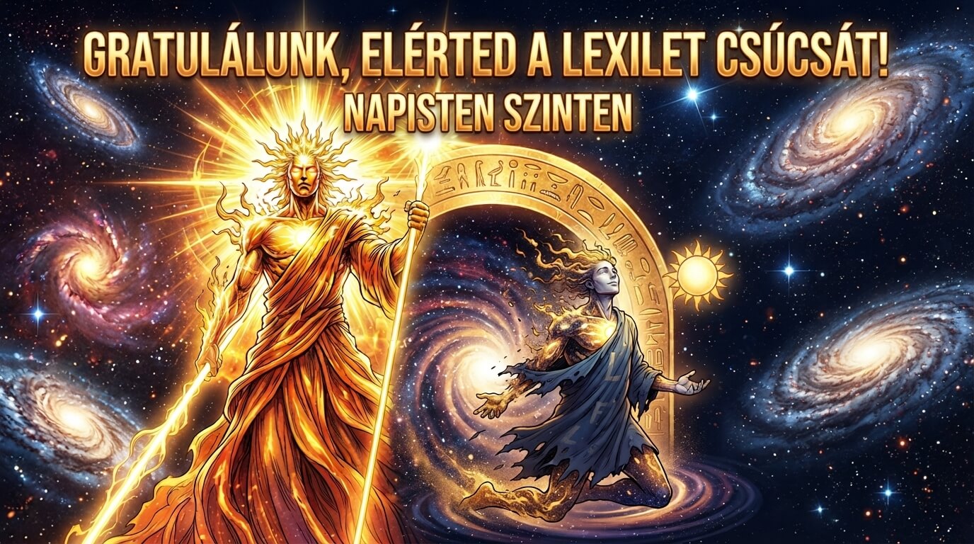 Gratulálunk, elérted a napisten szintet